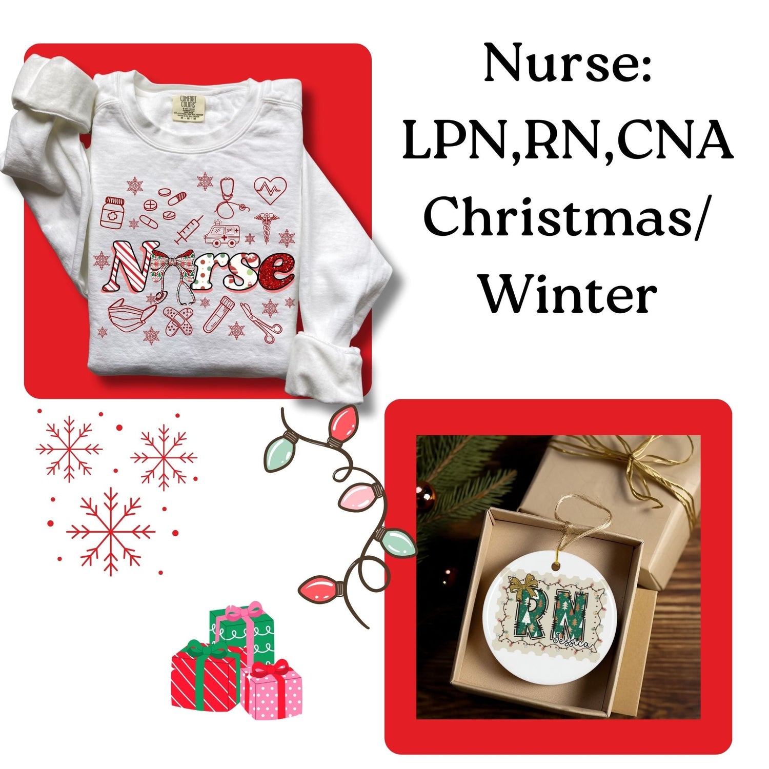 Nurse RN LPN CNA Christmas/Winter