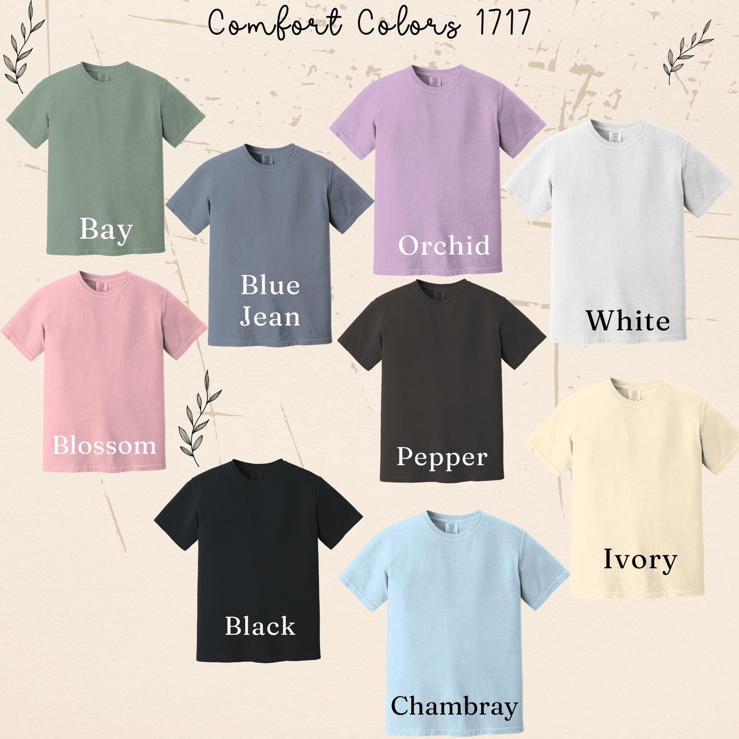 CNA Floral Comfort Colors Shirt: Certified Nurse Assistant Gift