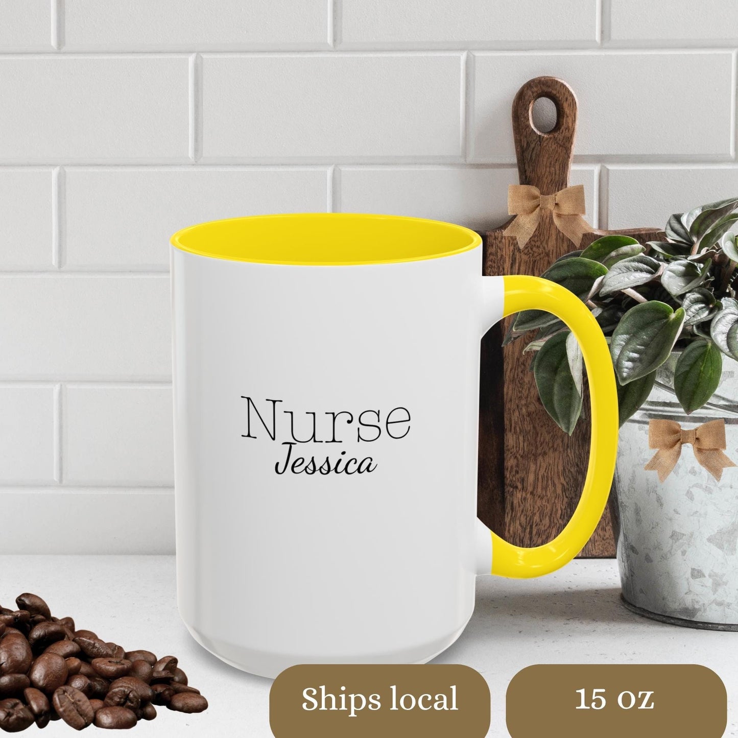 Personalized Nurse Coffee Mug: Healthcare Appreciation Gift