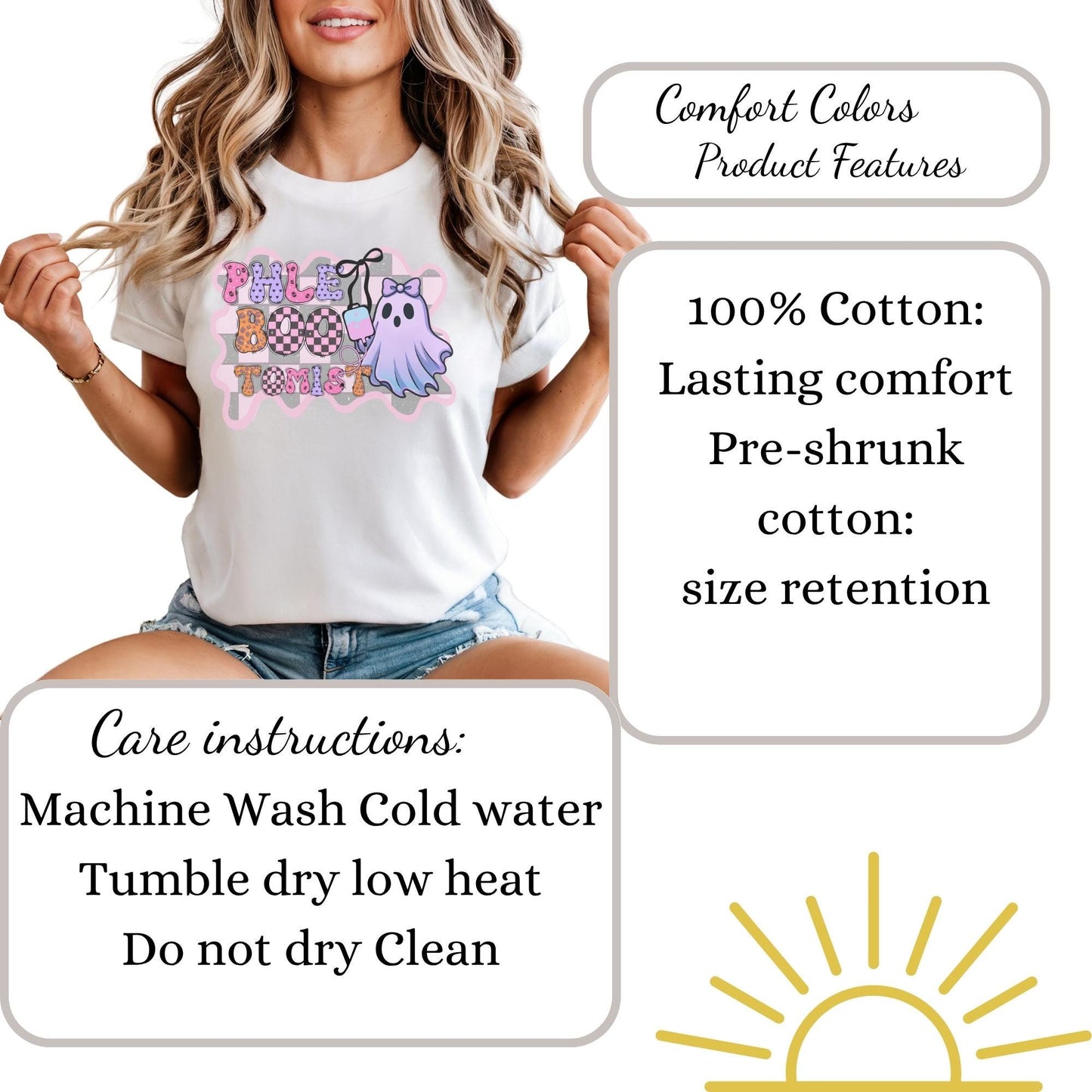 Retro Ghost Phlebotomist Shirt: Funny Halloween Medical Lab Tech Tee