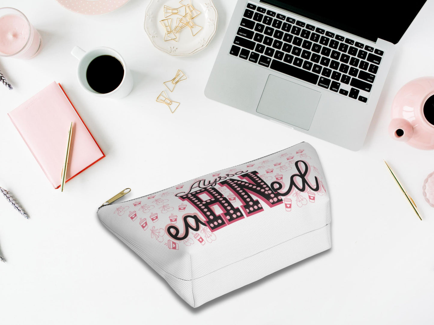 Personalized Nurse Makeup Bag: RN/LPN Gift, Cosmetic Pouch