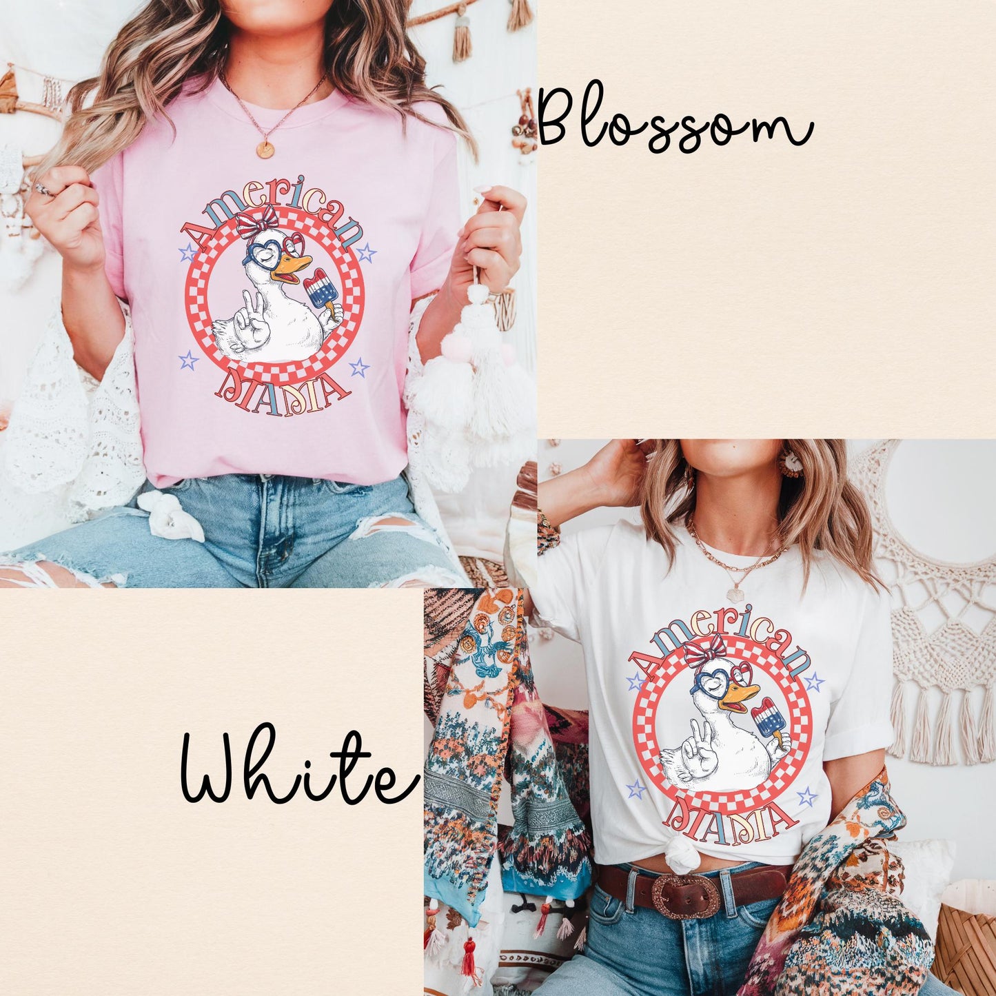 Patriotic Mama Comfort Colors Shirt: 4th of July American Flag Tee