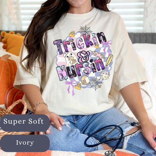 Nurse Halloween Shirt: Spooky Ghost Tee - RN LPN Apparel