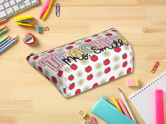 Personalized Teacher Accessory Bag: Custom Name Pencil Case