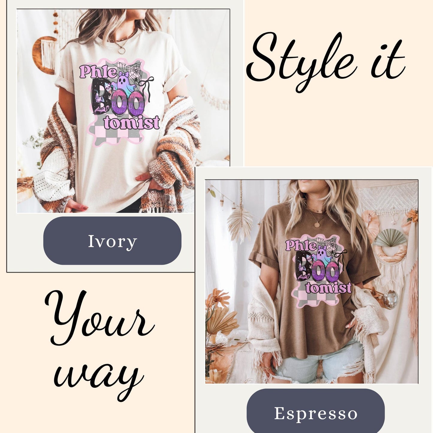 Phlebotomist Halloween T-Shirt: Spooky Ghost, Retro Lab Tech Costume