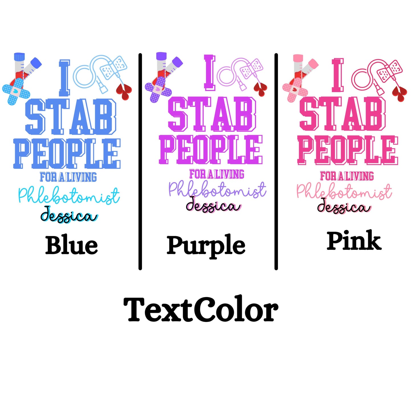 Personalized Phlebotomist 40 oz Tumbler: Funny Medical Gift