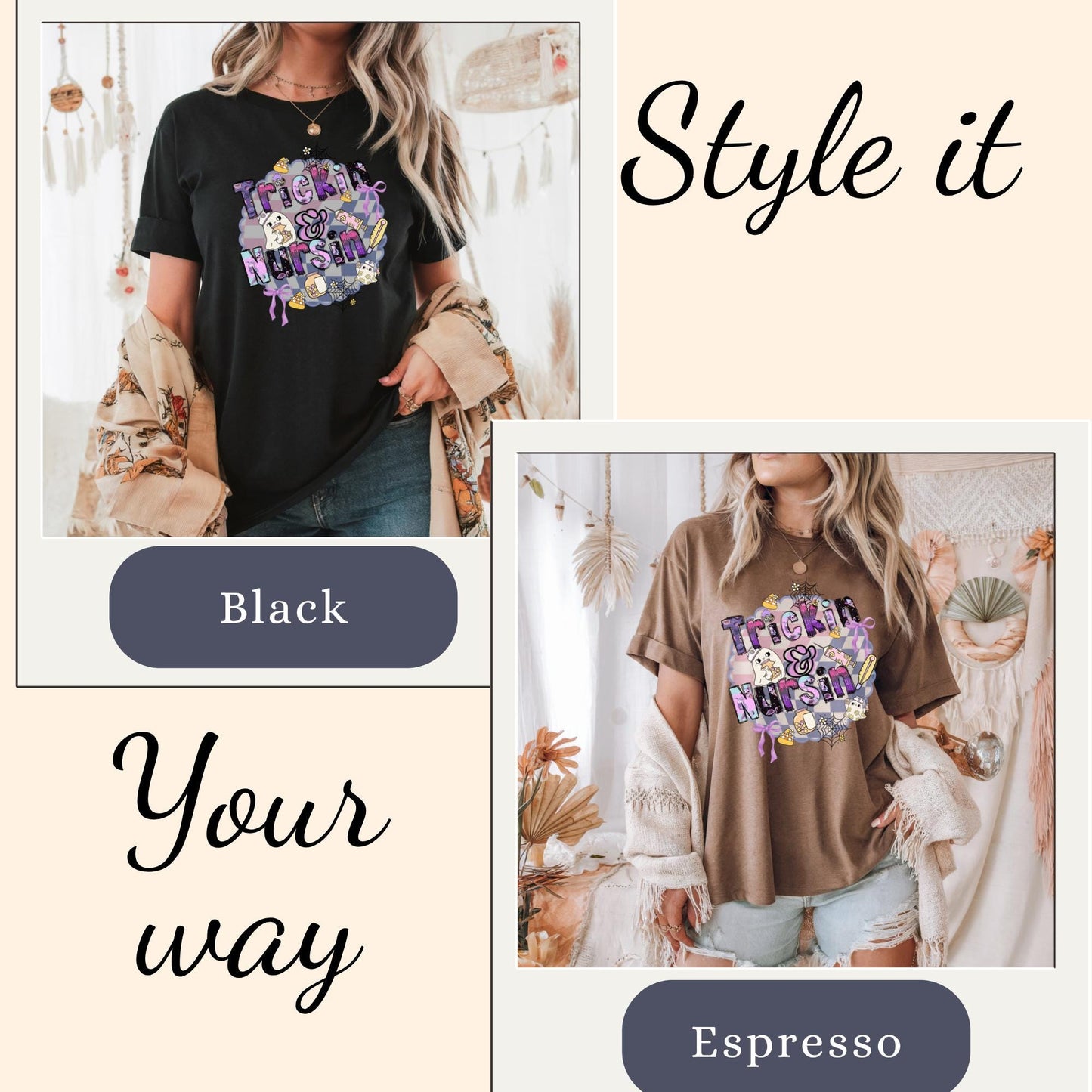 Nurse Halloween Shirt: Spooky Ghost Tee - RN LPN Apparel