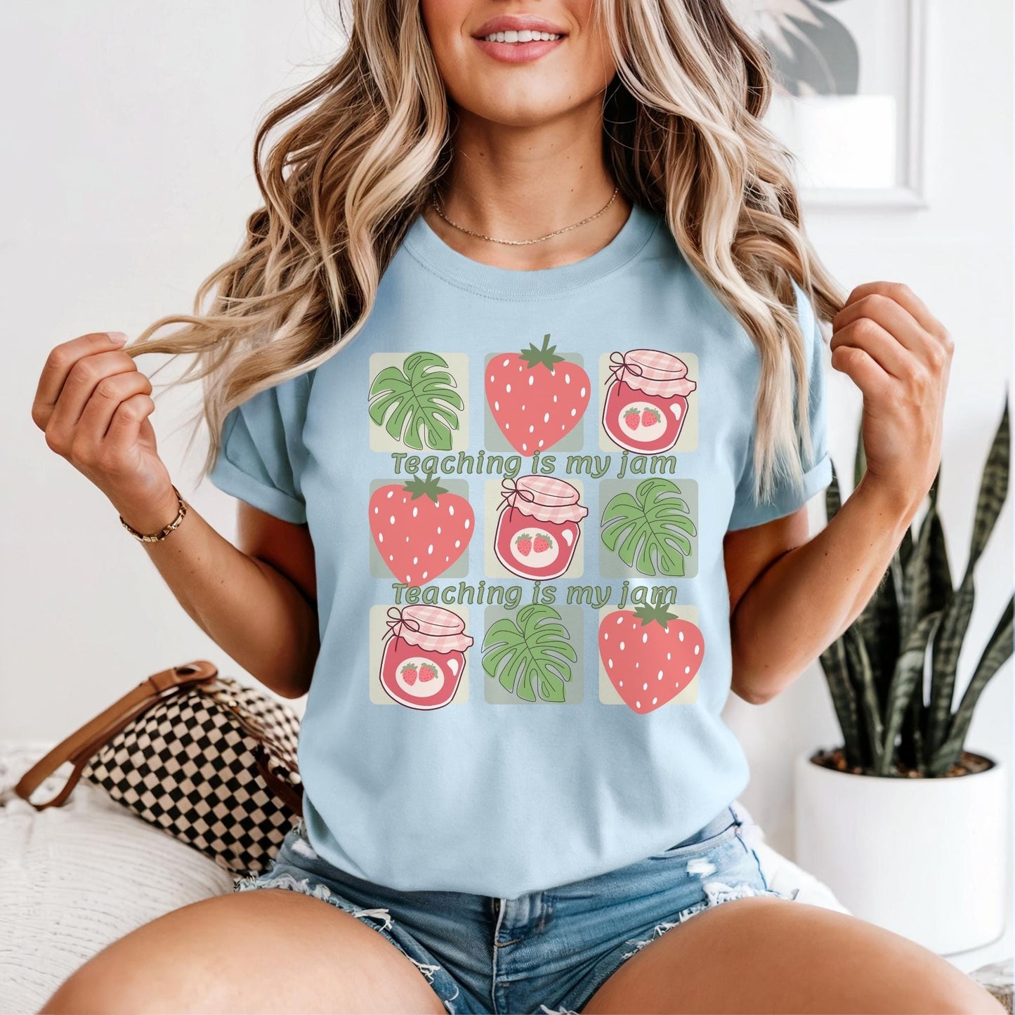 Teacher summer funny trendy fruit shirt for educators end of school year gift idea Comfort Colors teacher tshirt cute back to school apparel