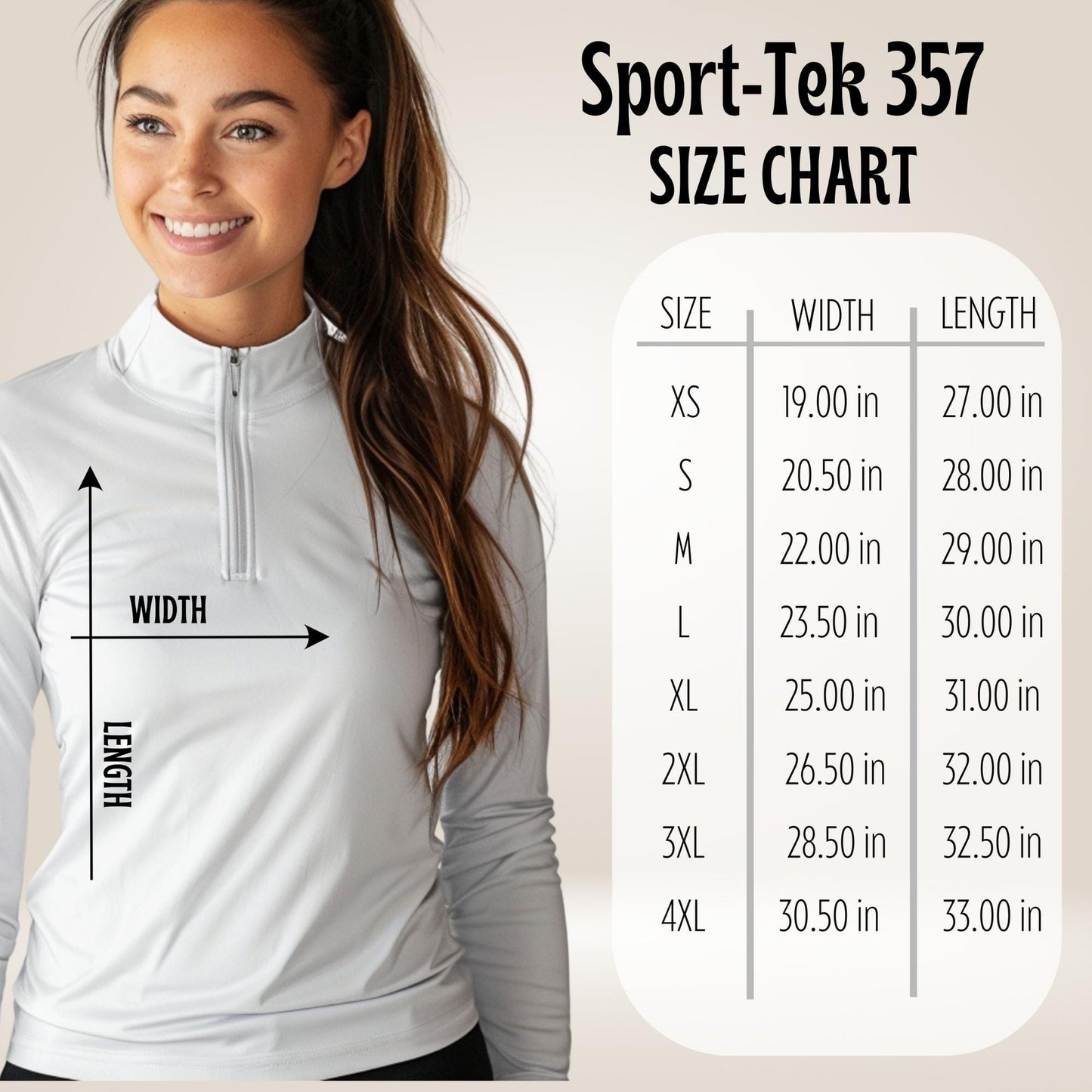 Teacher Appreciation Quarter Zip Pullover: Custom Polyester Activewear