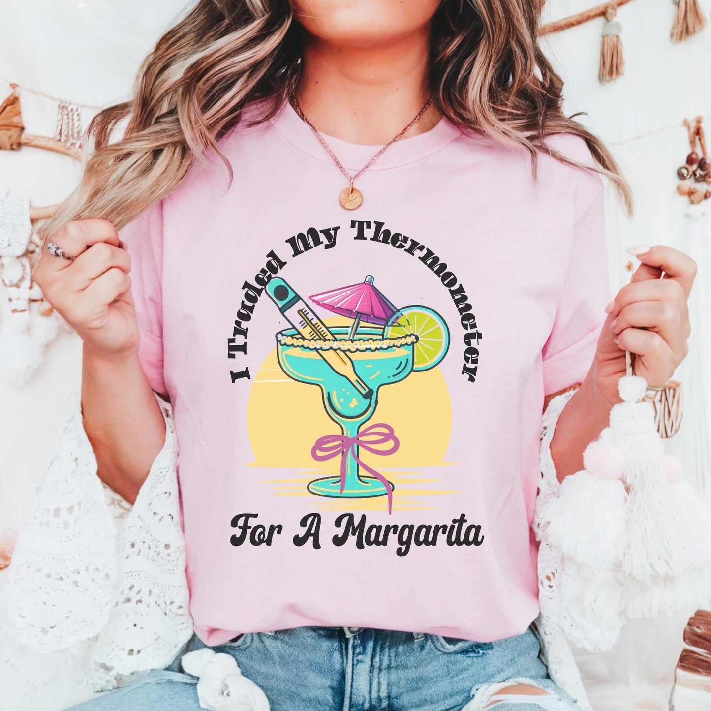 Funny School Nurse T-Shirt: Comfort Colors Summer Vibes Tee