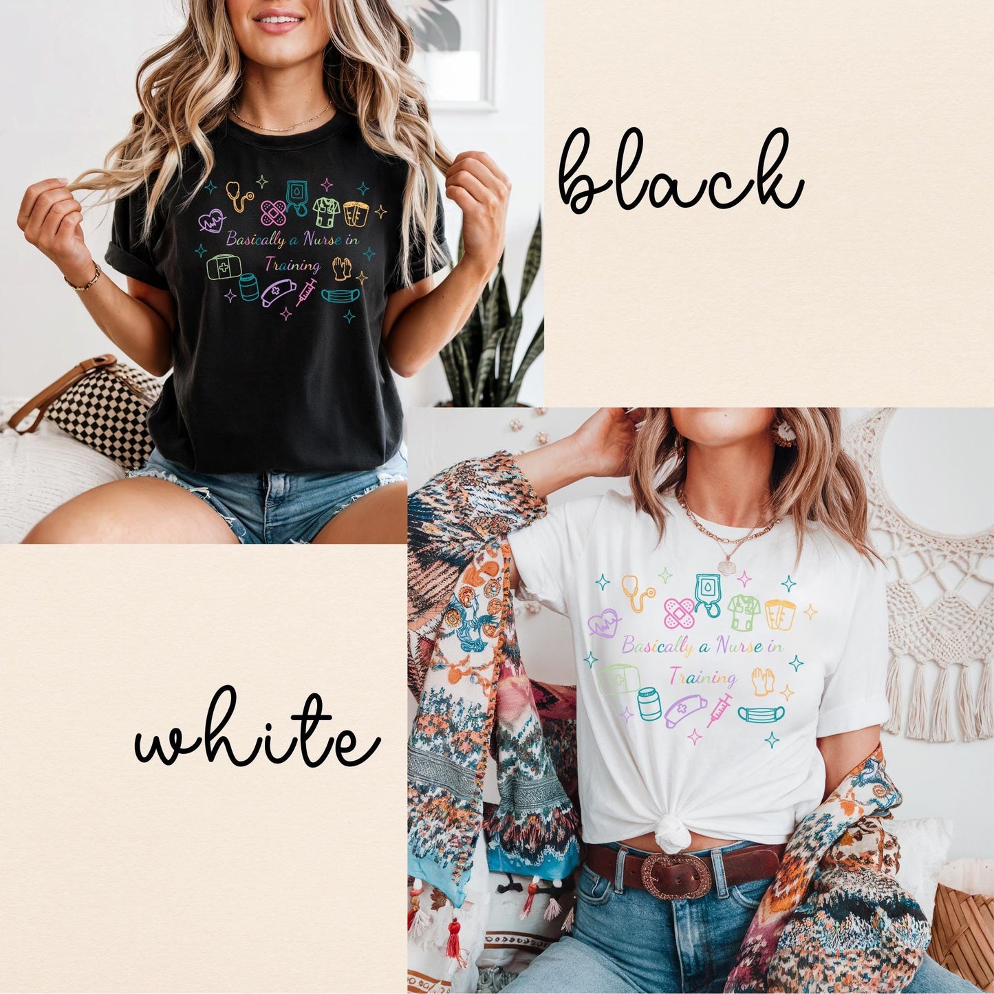 Nurse in Training T-Shirt: Comfort Colors Student Nurse Gift