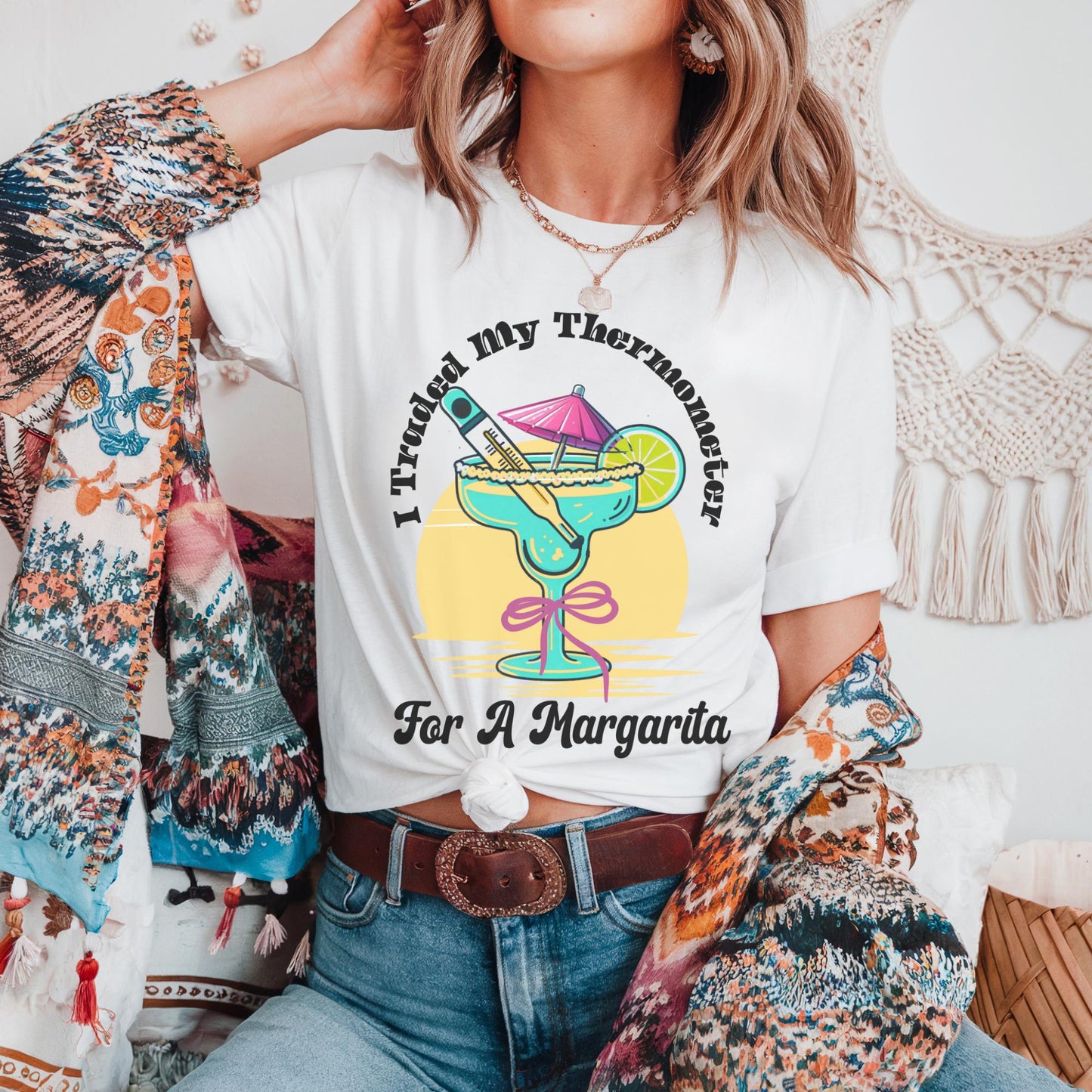 Funny School Nurse T-Shirt: Comfort Colors Summer Vibes Tee