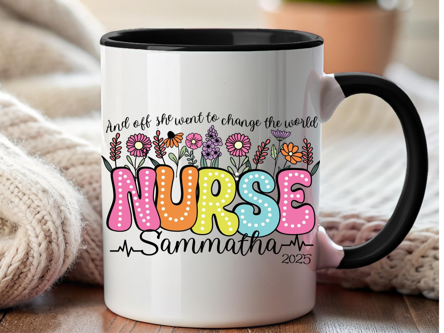 Registered Nurse Gift Coffee Mug: Custom Nurse Graduation Cup